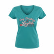 Ladies DEEP V-neck Tee