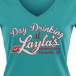 ❤️Day Drinking❤️ DEEP V-neck Tee