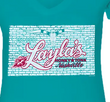 Layla's Brickwall Ladies V-Neck Tee
